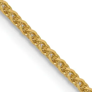 14k Yellow Gold 1.2mm D.C Spiga Chain