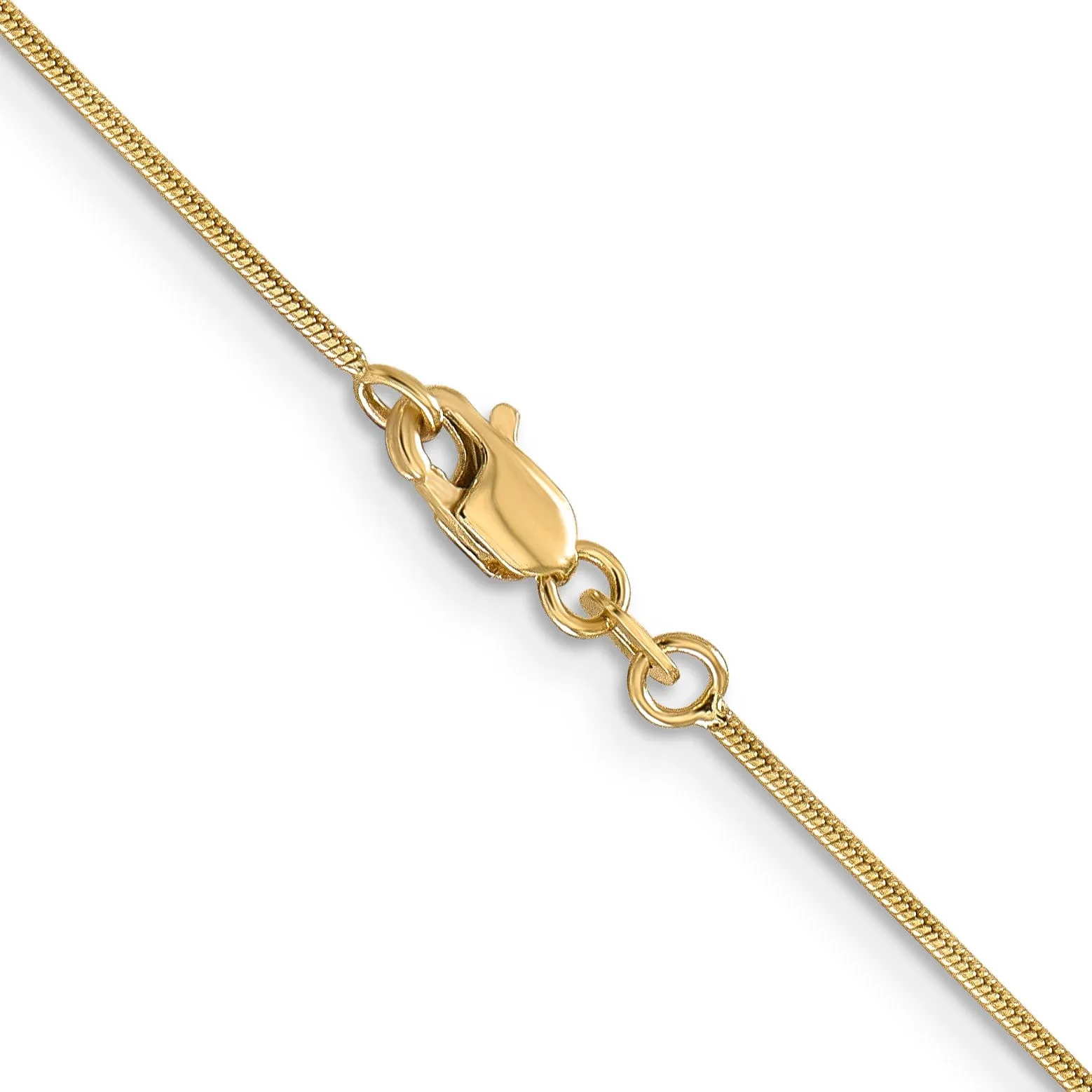 14k Yellow Gold 1mm Snake Chain