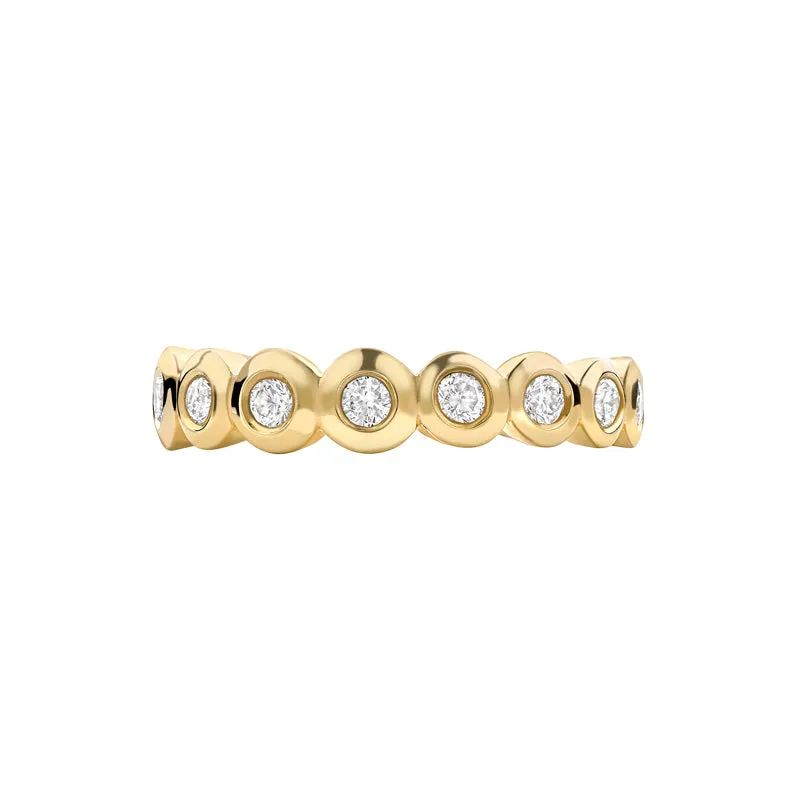 18k Gold Dotty Full Eternity Ring - 0.50CT