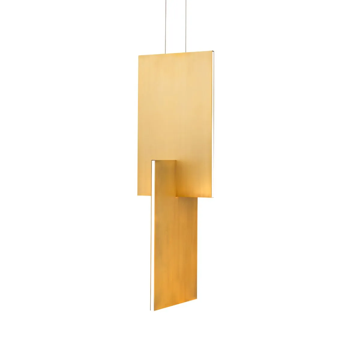 Amari 11 in. 8 Lights LED Pendant Light brass finish