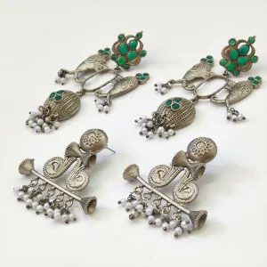 Bhavi Jewels Oxidized  Earrings Combos