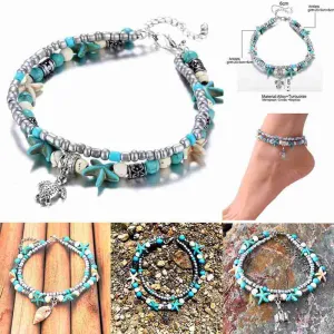 Bohemian Shell Anklet Beads Starfish Anklets For Women