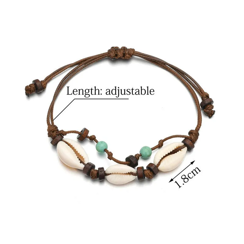 Bohemian Shell Anklets for Women