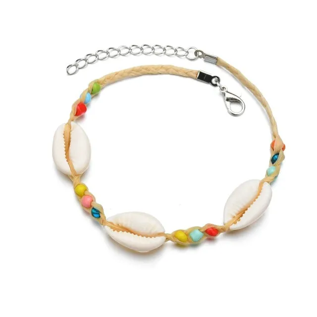 Bohemian Shell Anklets for Women