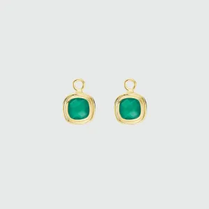 California Cushion Green Onyx Interchangeable Drops