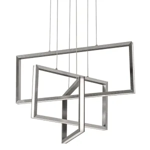 Cole 24 in. LED Pendant Light Satin Nickel finish