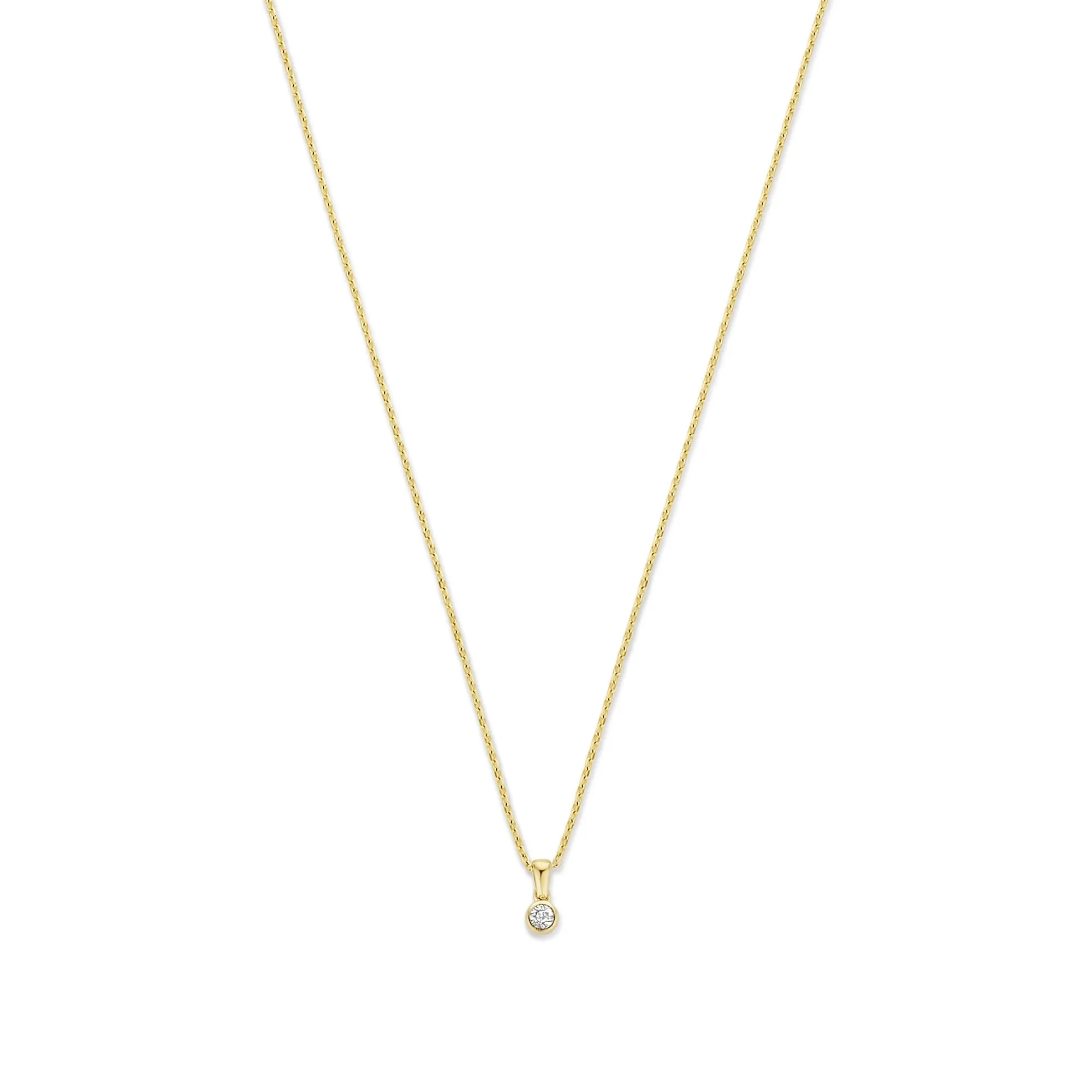 De la Paix Inaya 14 karat gold necklace with diamond 0.01 carat