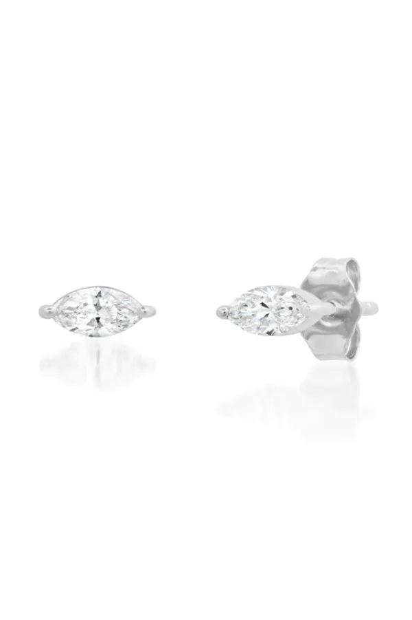 Diamond Marquise Studs