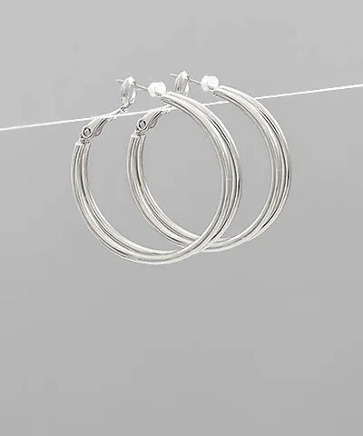 Double Circle Hoops