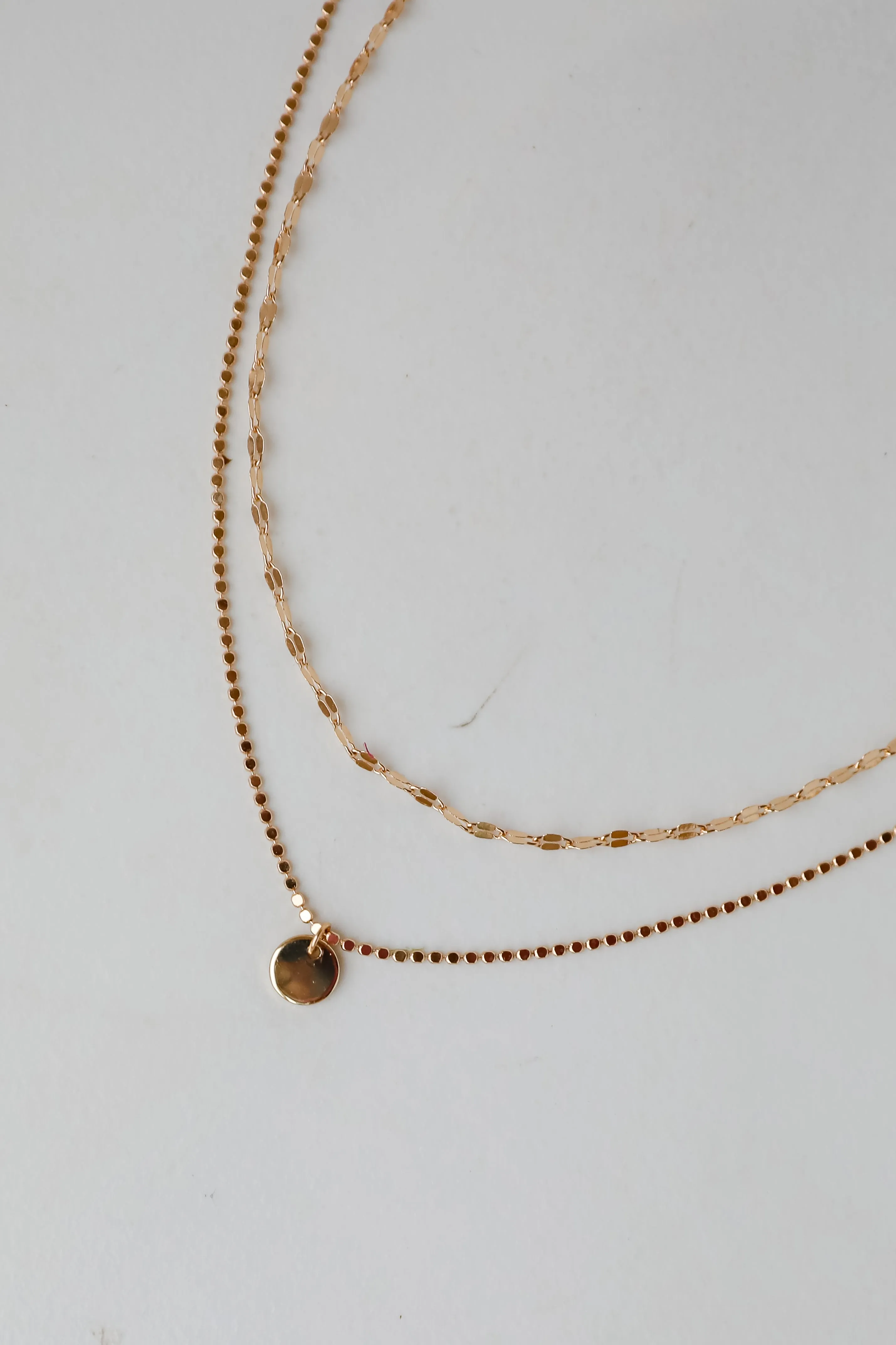 Emery Gold Layered Chain Necklace