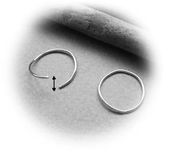 Extra Small Sterling Silver Cartilage Hoops