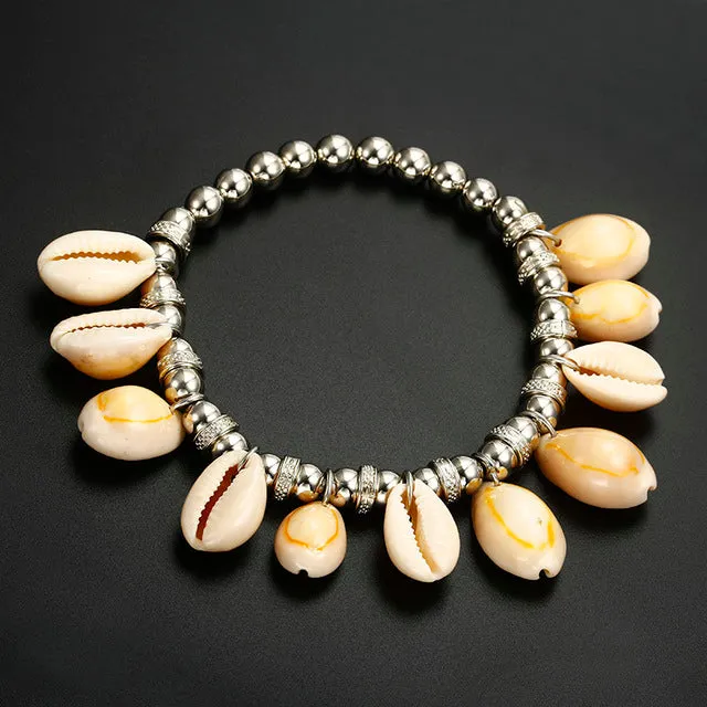 Female Anklets for Women simple shell Foot Jewelry