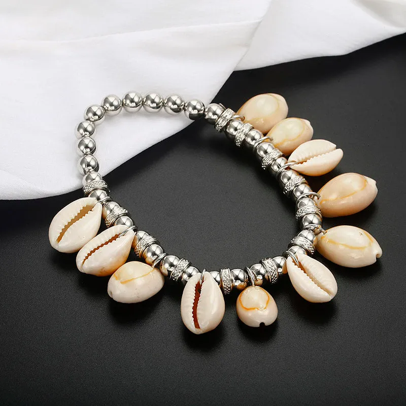 Female Anklets for Women simple shell Foot Jewelry