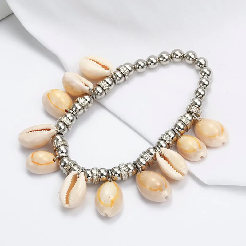 Female Anklets for Women simple shell Foot Jewelry