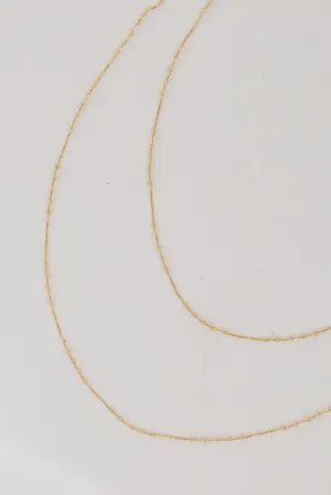 FINAL SALE - Mia Gold Layered Chain Necklace