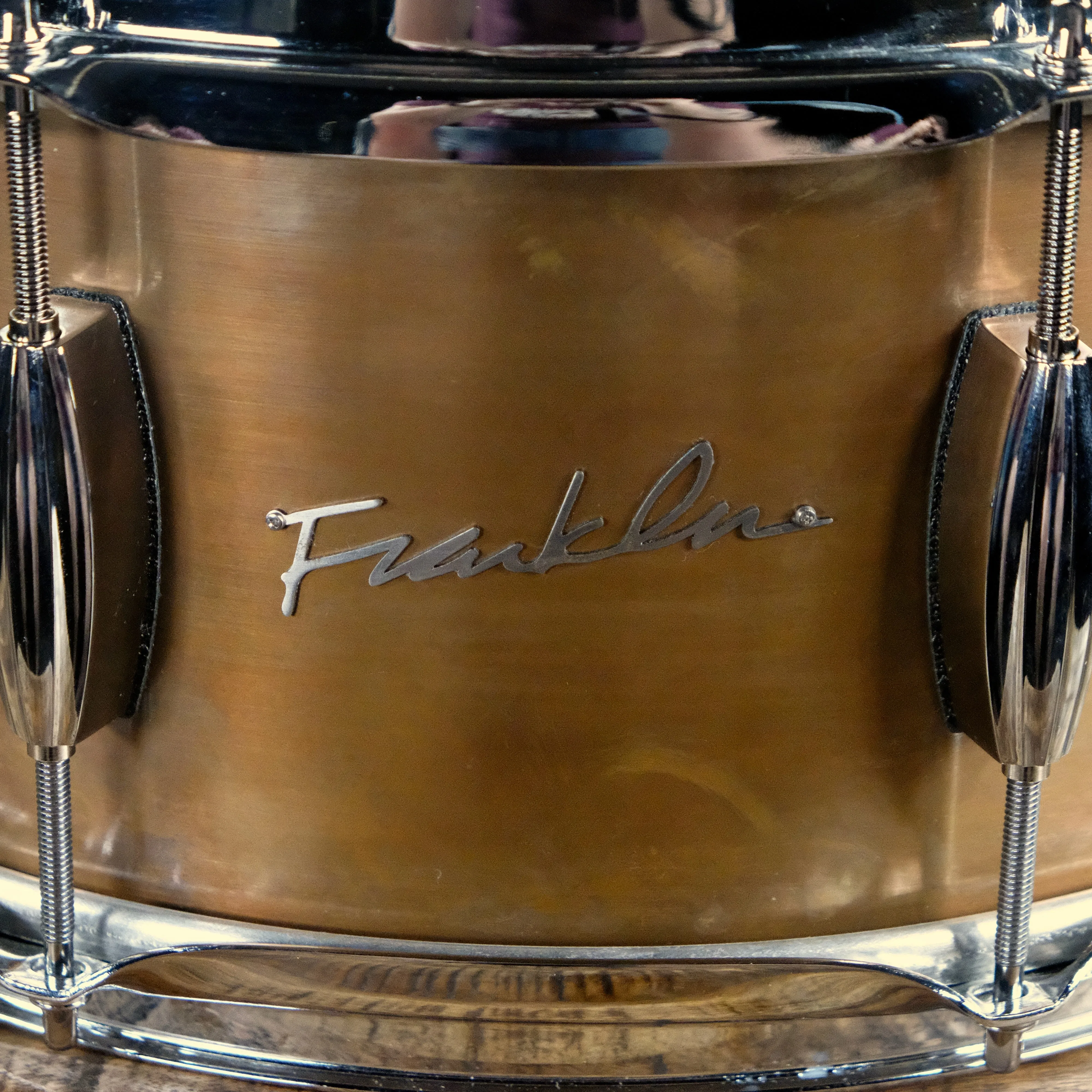 Franklin Drum Company Penny Copper 6.5" x 14" Snare Drum with Triple Flange Hoops - Penny Copper