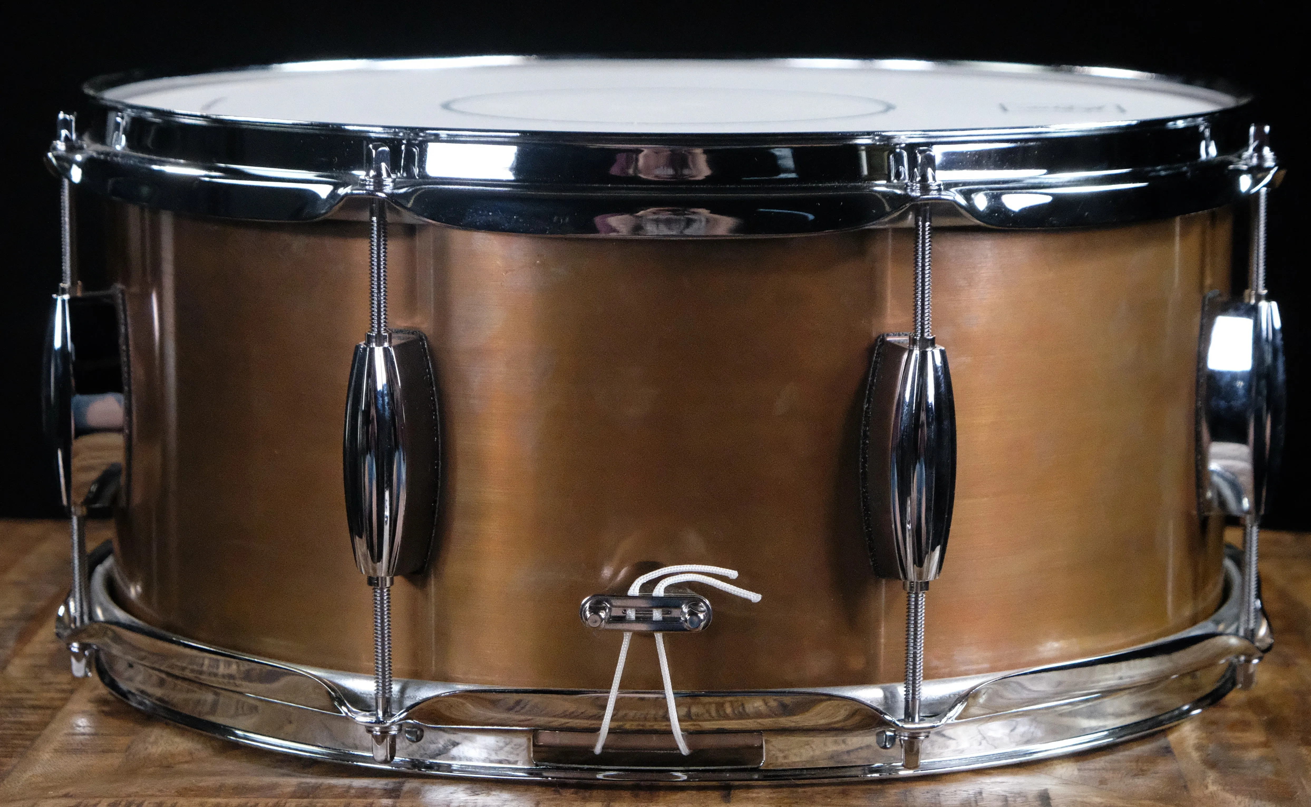 Franklin Drum Company Penny Copper 6.5" x 14" Snare Drum with Triple Flange Hoops - Penny Copper