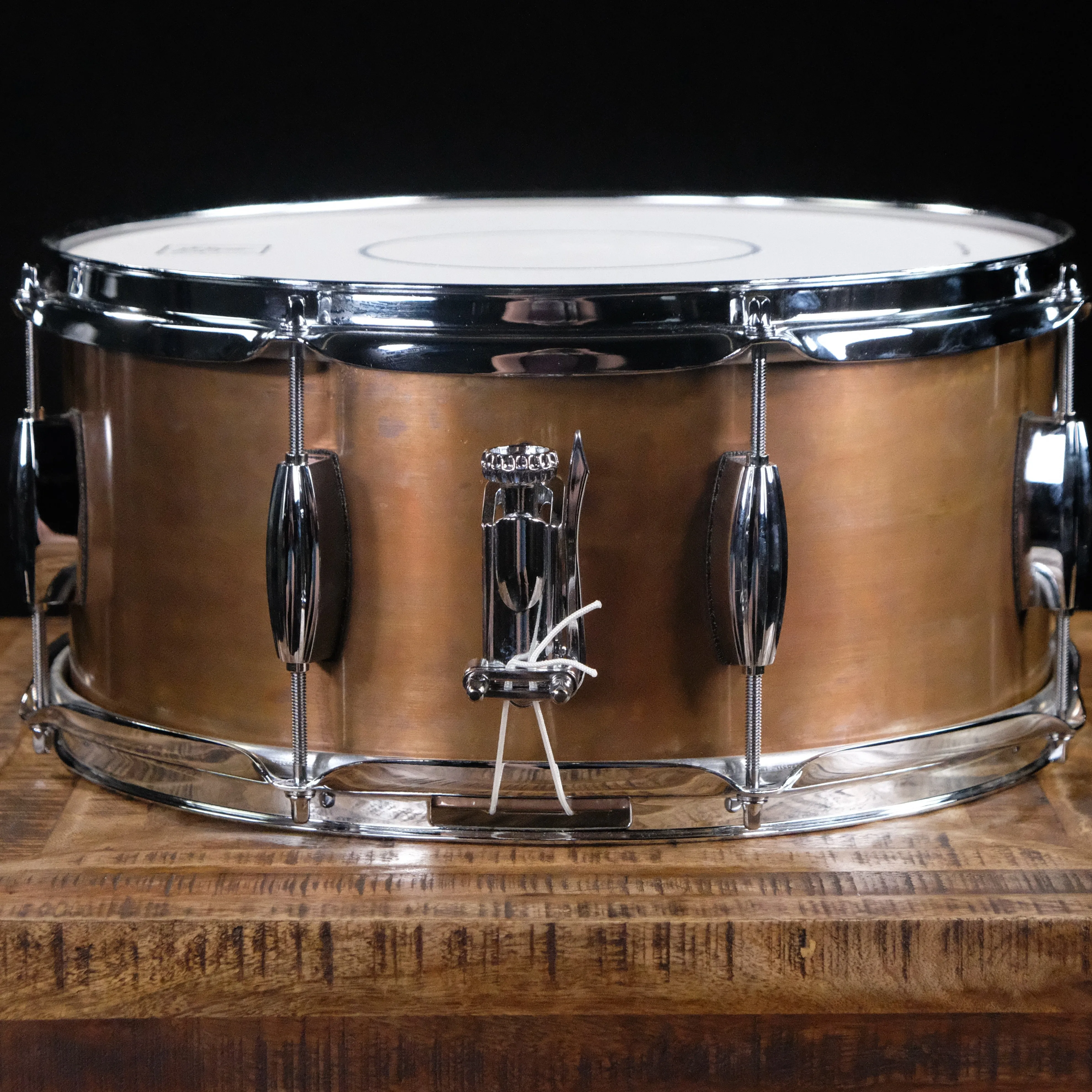 Franklin Drum Company Penny Copper 6.5" x 14" Snare Drum with Triple Flange Hoops - Penny Copper