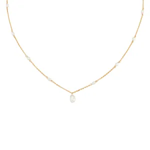 Freshwater Pearl Gold Necklace