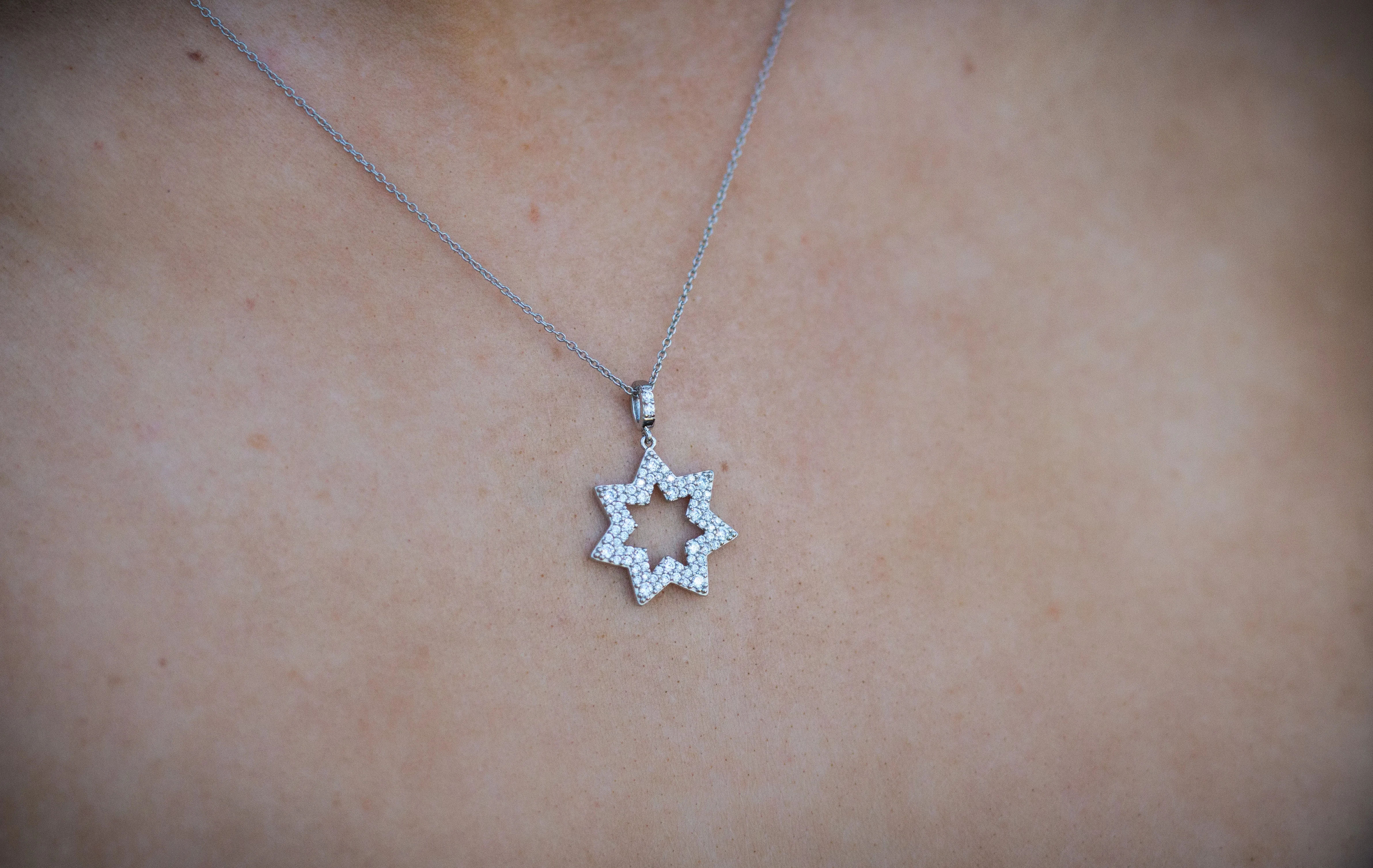 GEORGINI COMMONWEALTH COLLECTION STAR NECKLACE SILVER