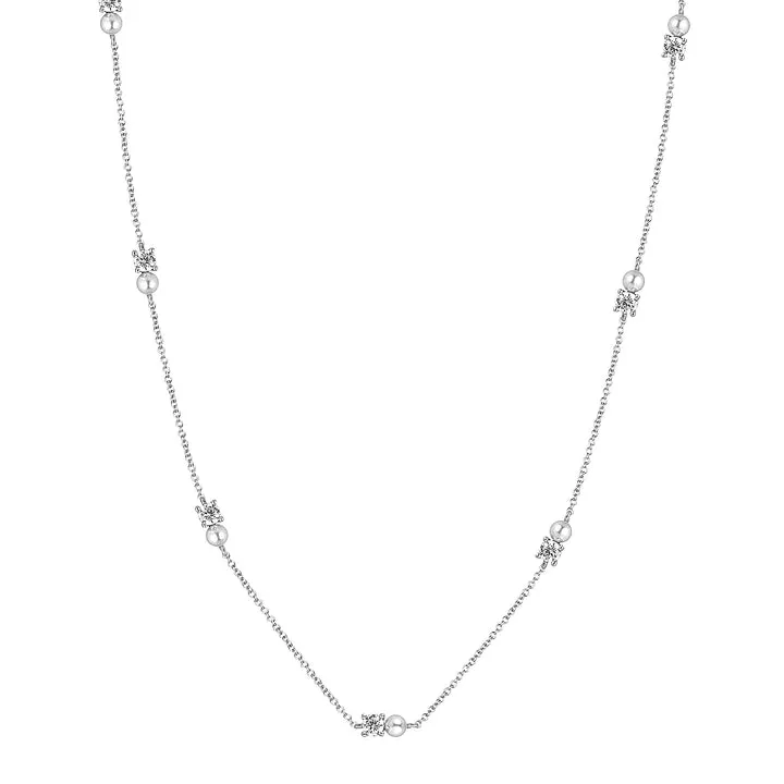 Georgini Noel Nights Snow Drop Necklace - Silver