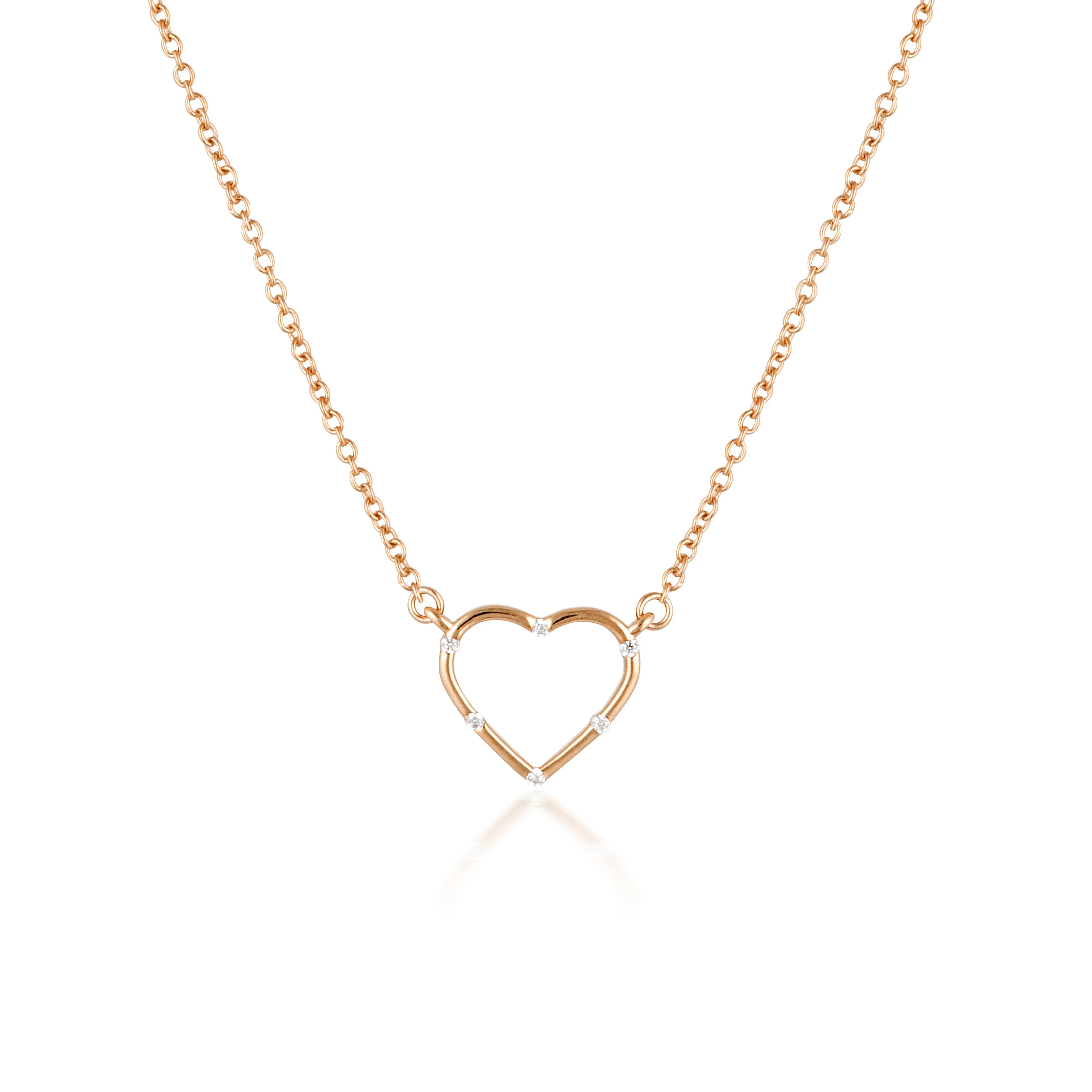 GEORGINI SUMMER SORBET CANDY CUPID PENDANT ROSE GOLD