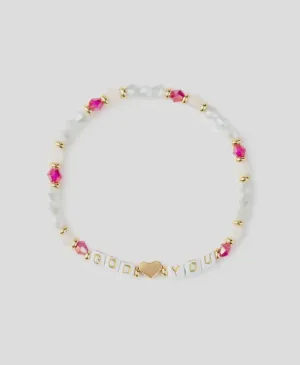 God Loves You Letter Bracelet