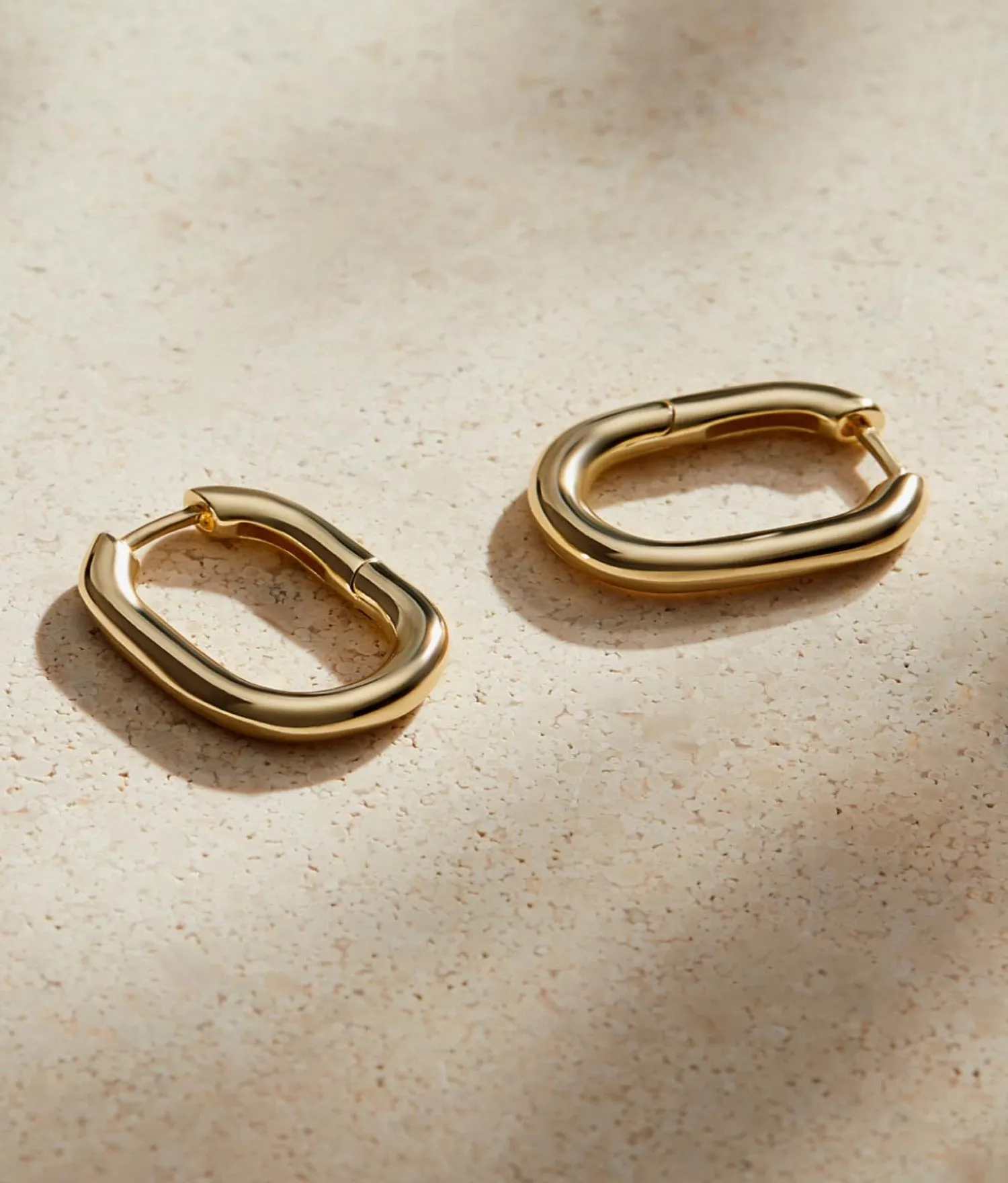 Gold Hoop Earrings - Rox Small