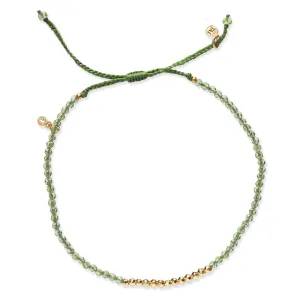 Gold Line Stone Beaded Bracelet