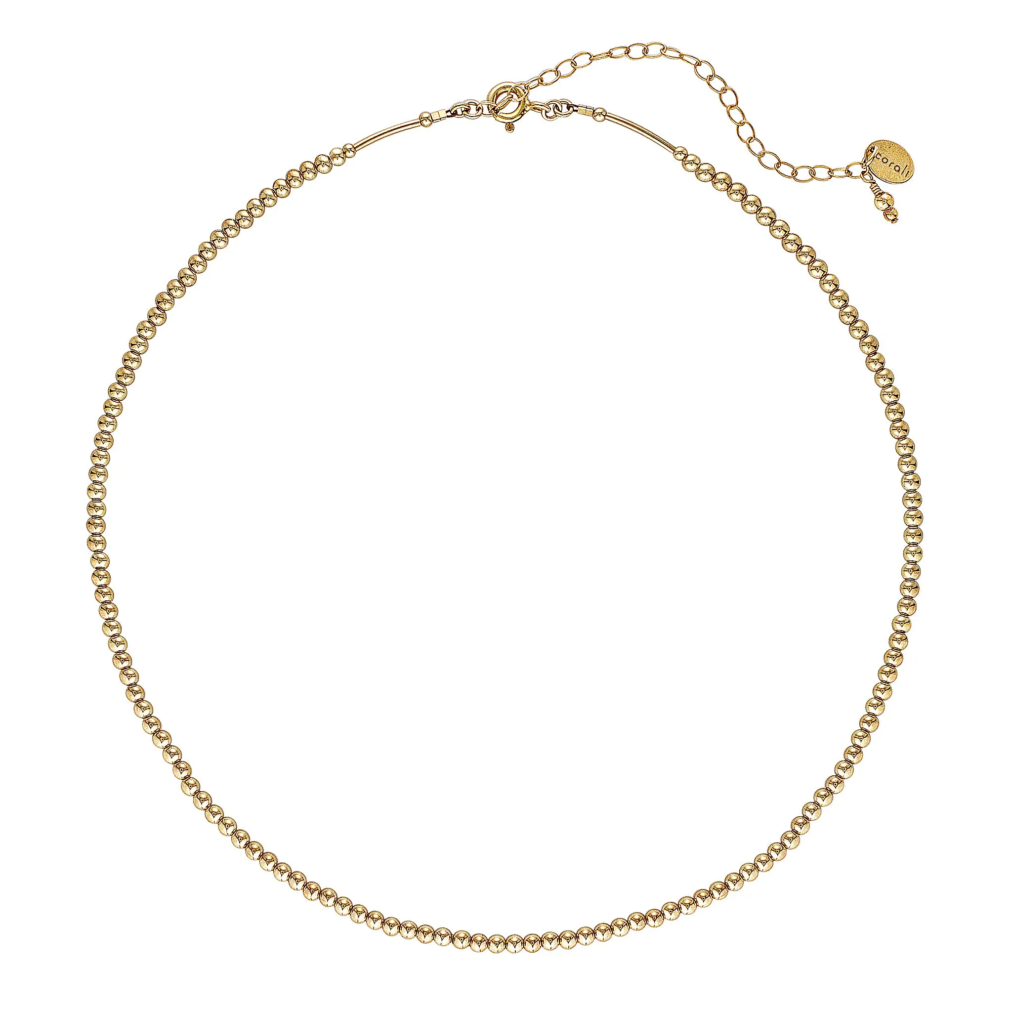 Golden Globe Choker Necklace