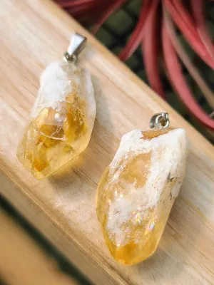 Heat Treated Citrine Pendant