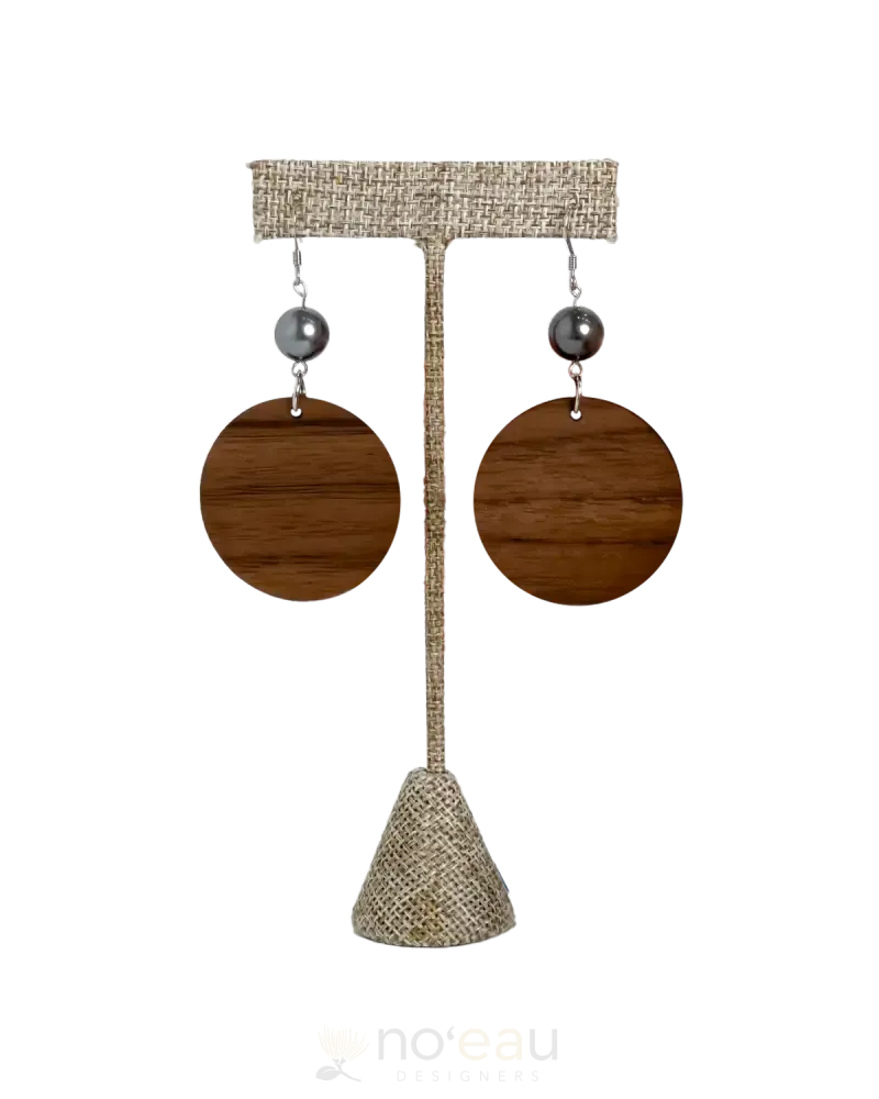 ILIHIA HAWAII LLC - Assorted Walnut w/ Mother of Pearl Earring