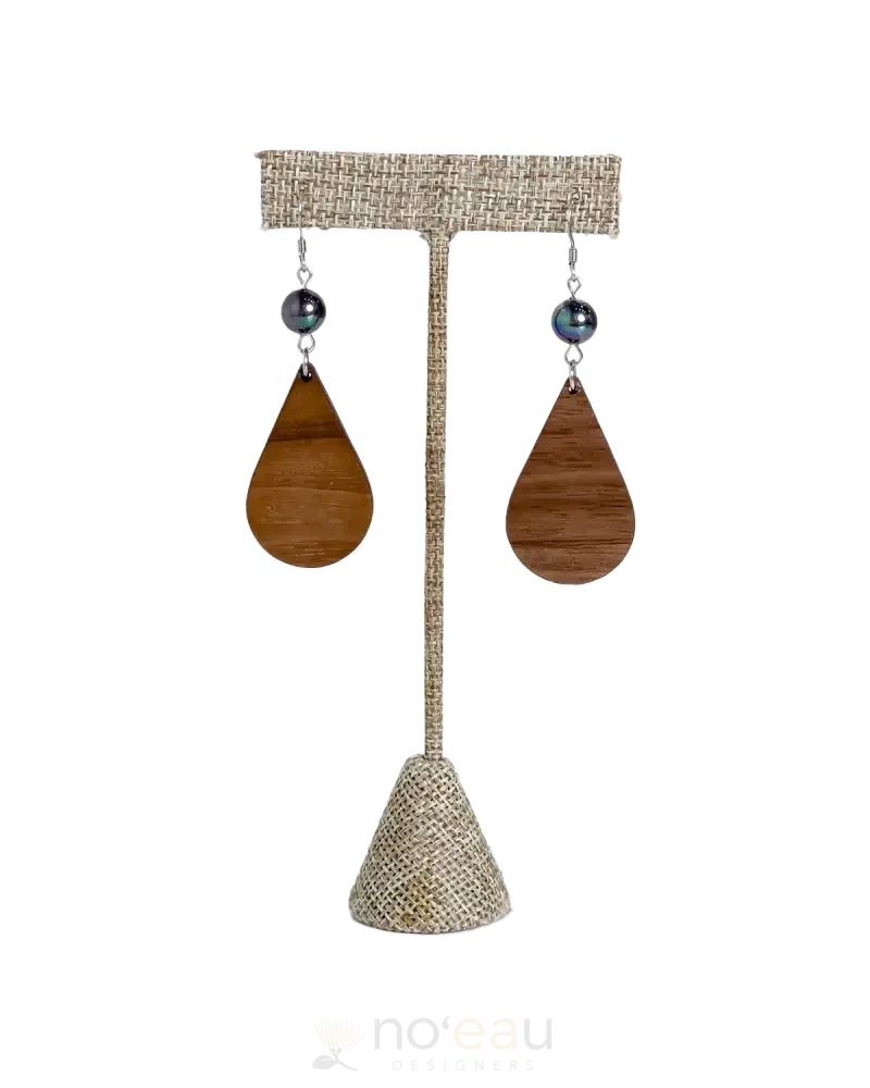 ILIHIA HAWAII LLC - Assorted Walnut w/ Mother of Pearl Earring