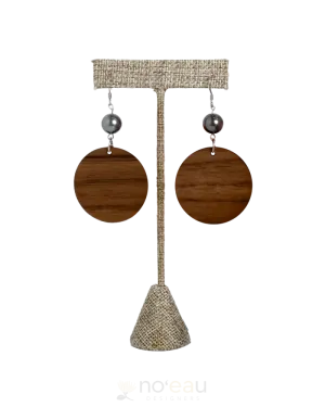 ILIHIA HAWAII LLC - Assorted Walnut w/ Mother of Pearl Earring