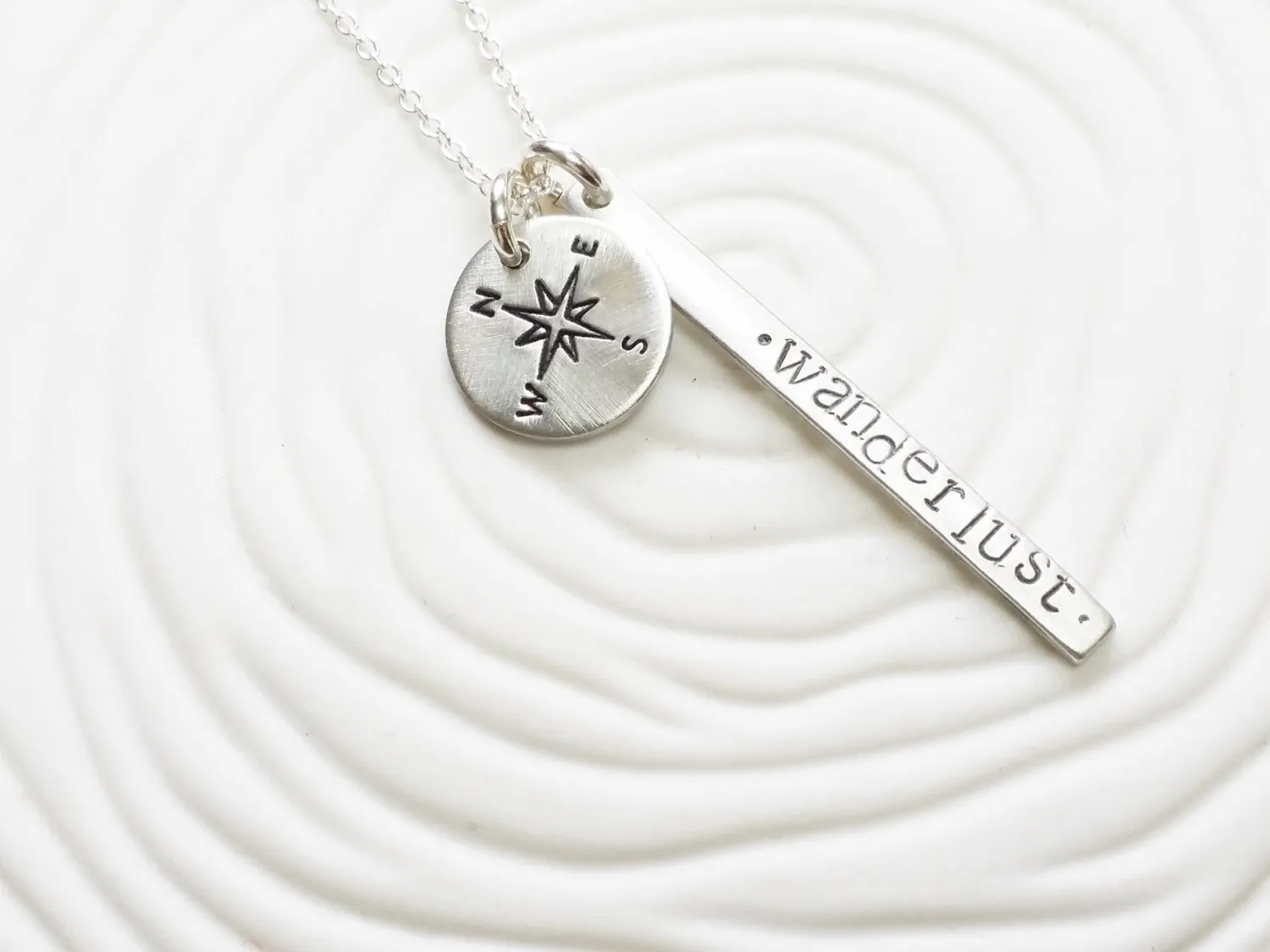 Itty Bitty Wanderlust Necklace | Compass Necklace