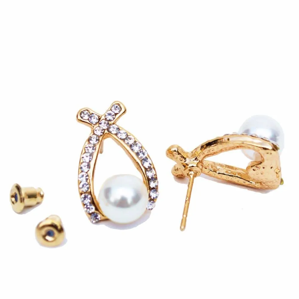 Joker & Witch Pretty Pearl Ear studs for Women