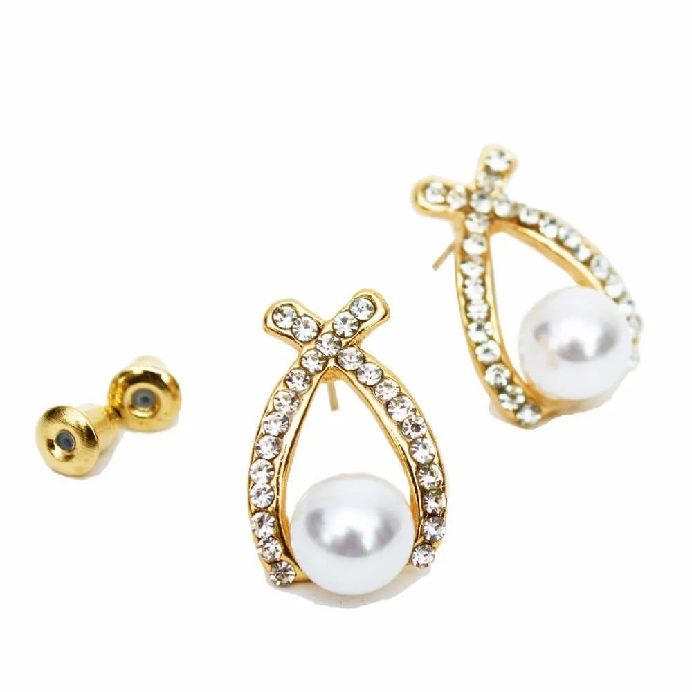 Joker & Witch Pretty Pearl Ear studs for Women