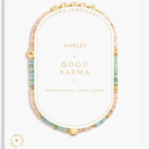 Joma Good Karma Bead Anklet