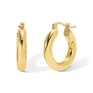 Joy Dravecky - Gigi Midi Hoop in Gold