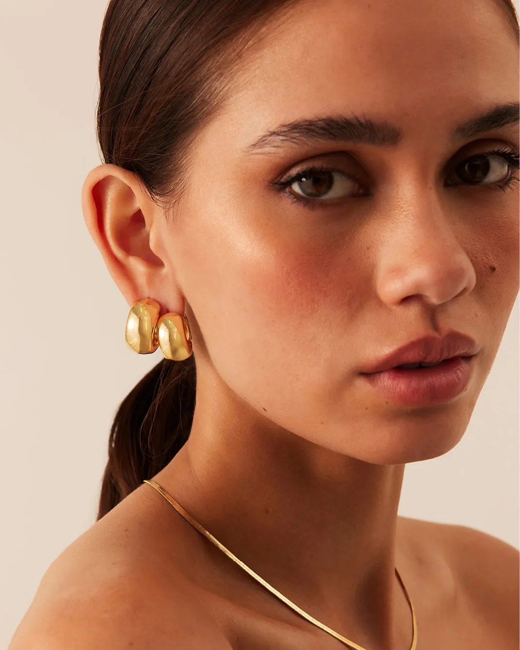 LUCIA EARRING 2 PACK - GOLD PLATED 18K