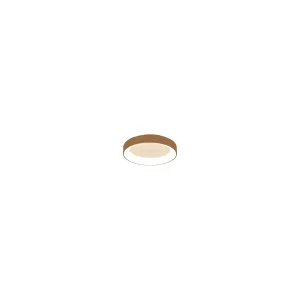 Mantra M8584 Niseko II Ring LED Flush Ceiling Light 50cm Remote Control Gold