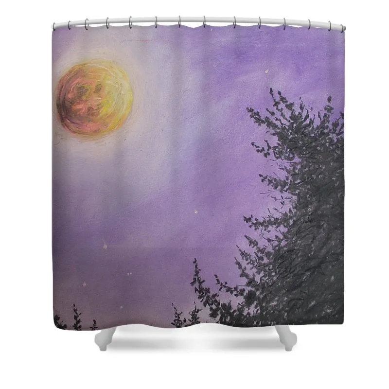 Moon Haze - Shower Curtain