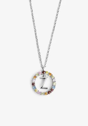 Necklace Iniziale Letter Z Silver