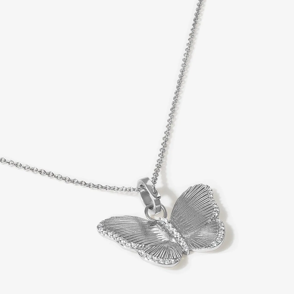 Neema butterfly charm necklace