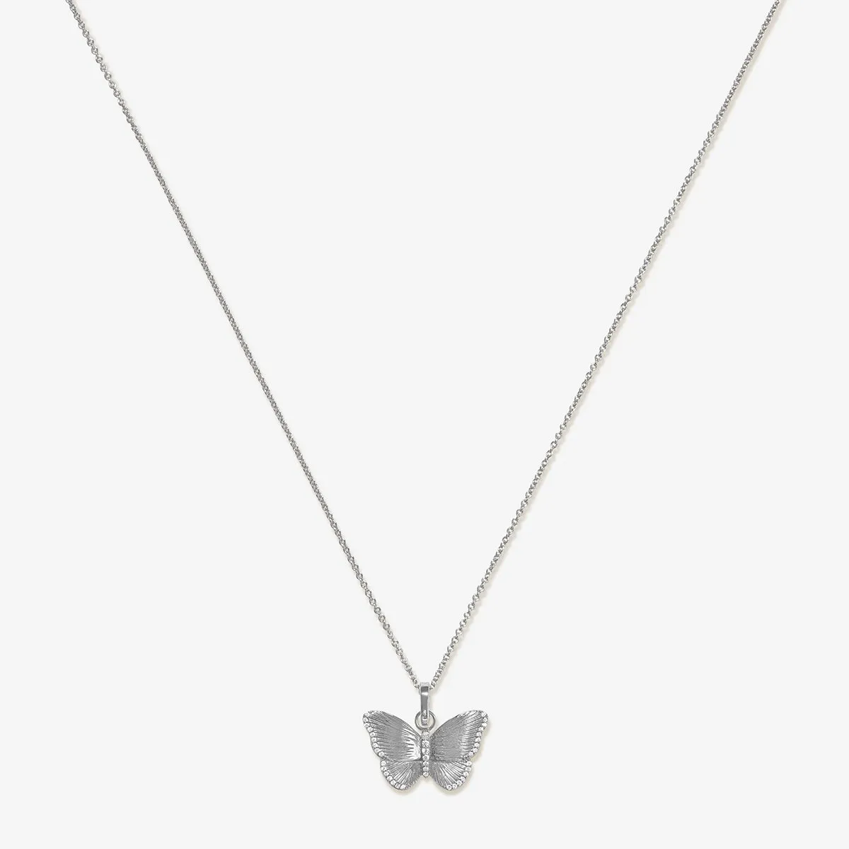 Neema butterfly charm necklace