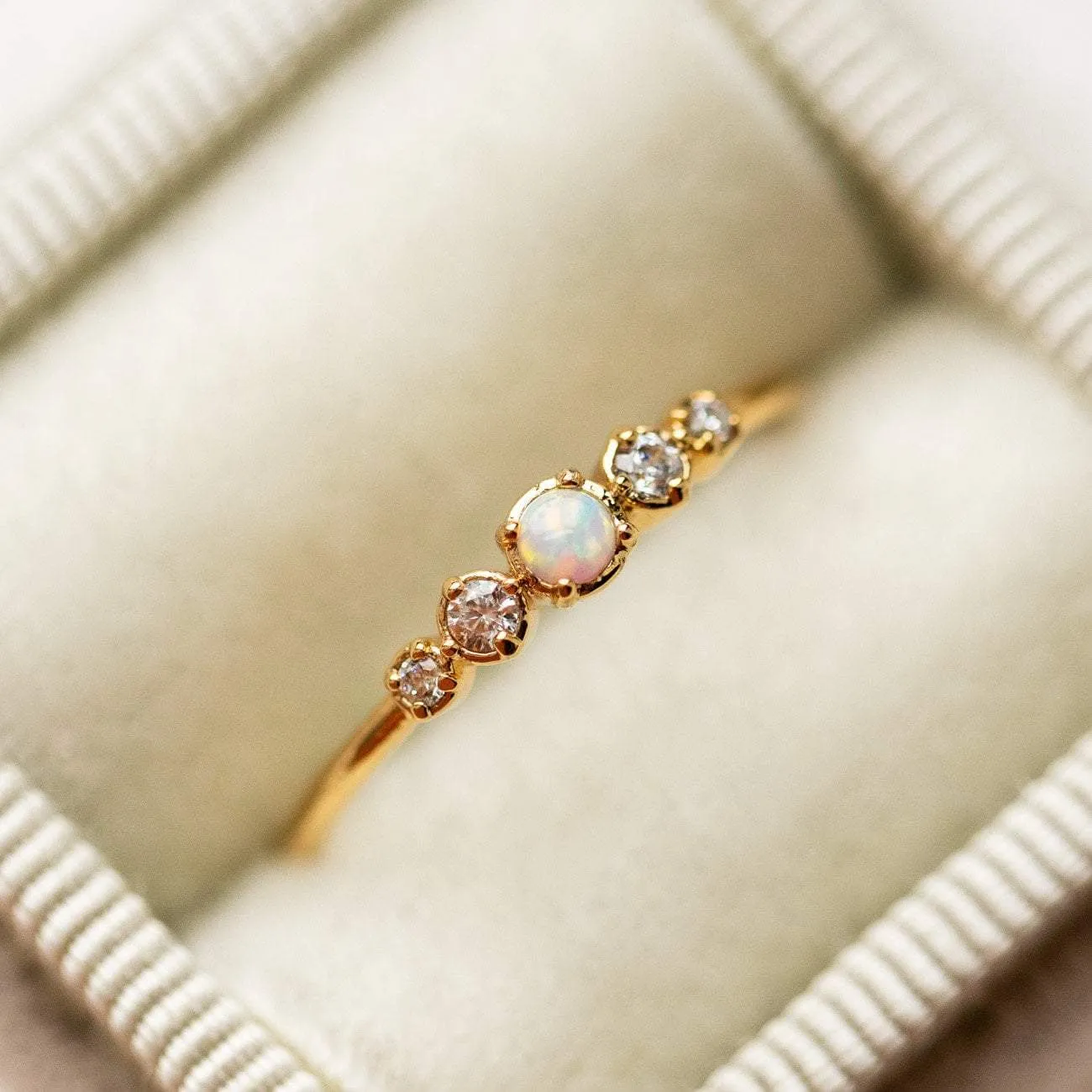 Opal Stacking Ring