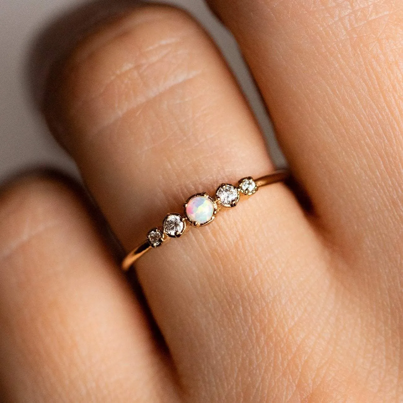 Opal Stacking Ring