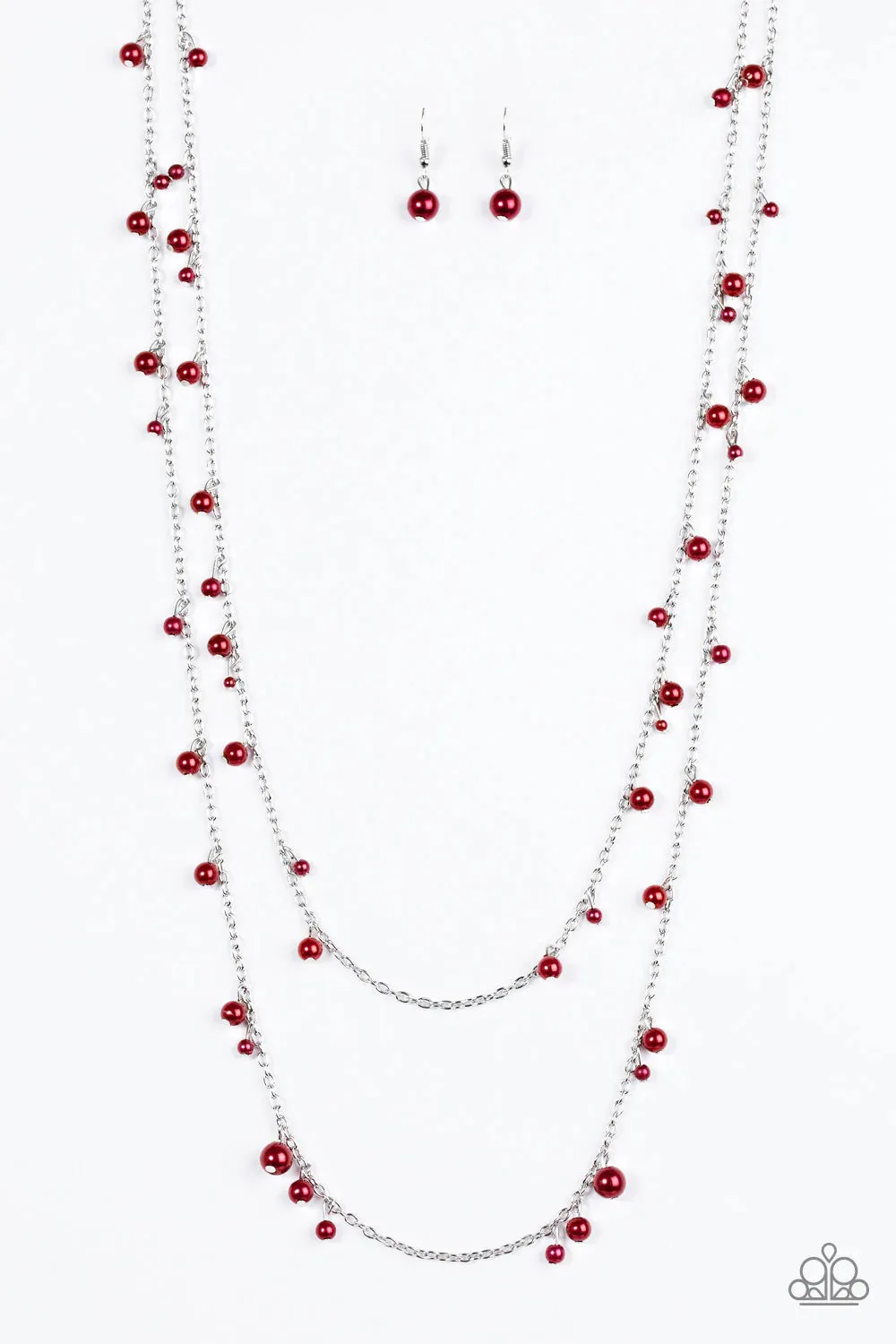 Paparazzi Necklace ~ A Good GLAM Is Hard To Find - Red