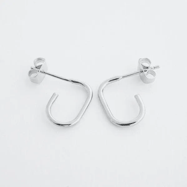 Paulette Oblong Hoops