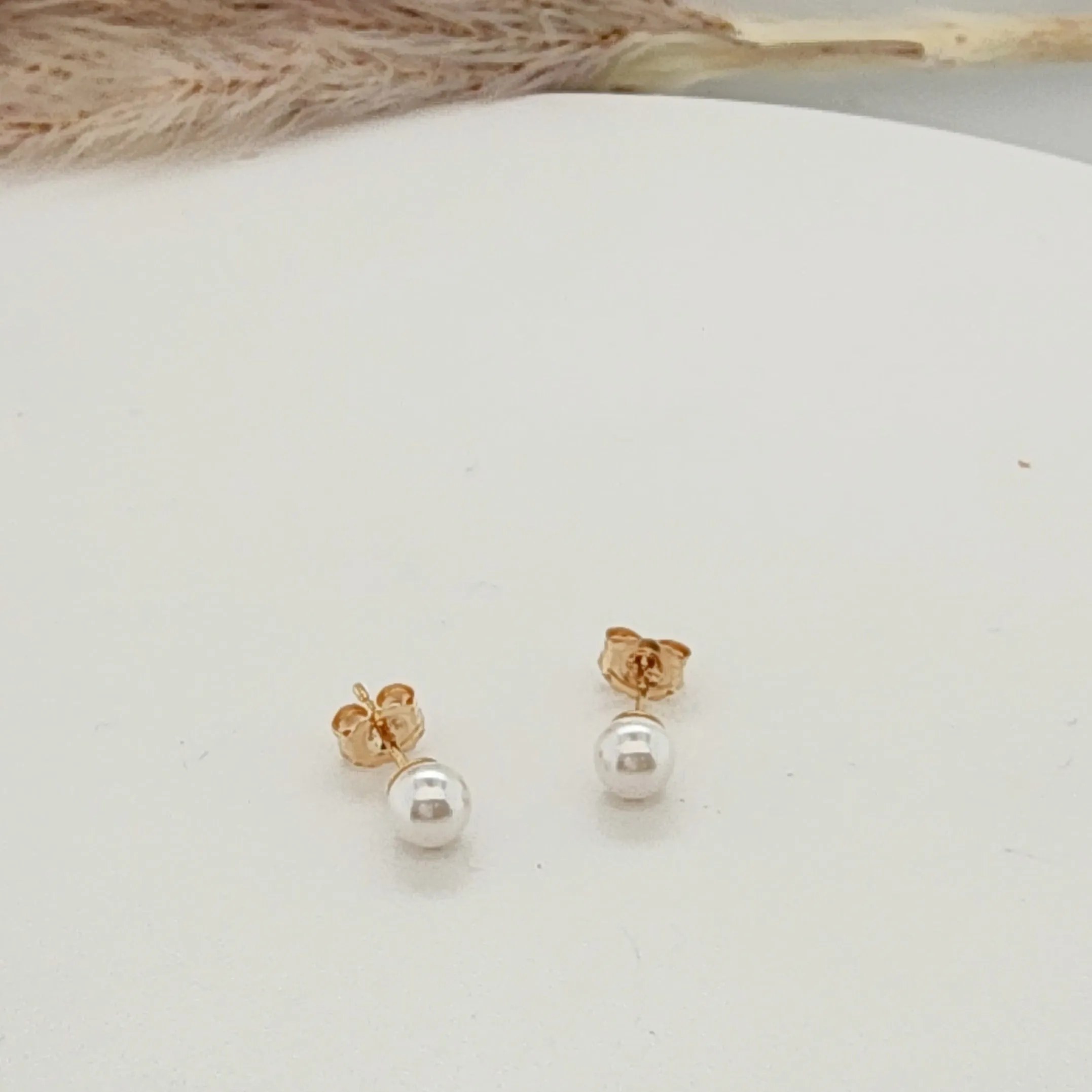 Pearl Stud Earrings